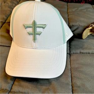 Fury Athletix the all-in hat white ice blue